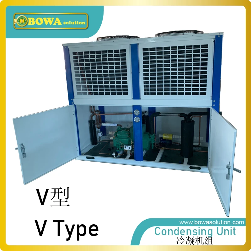 Конденсаторный блок с воздушным охлаждением 5HP полувозвратно поступательным