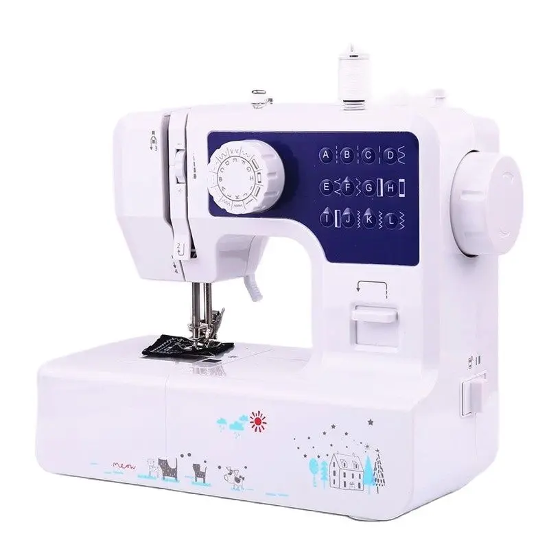 Электрические мини-швейные машины бытовая портативная Ночная педаль с ножной