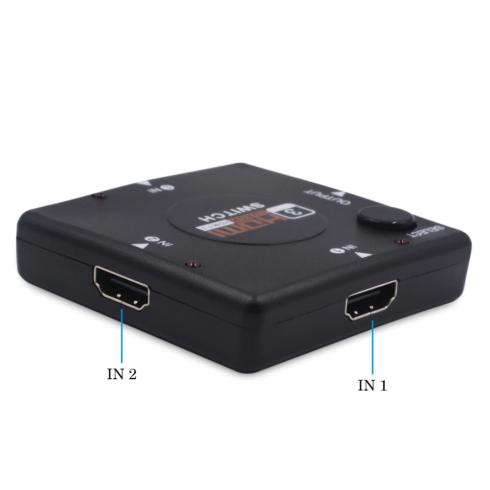 AOEYOO 3 port HDMI Switch Switcher In 1 Out Portas 3X1 Splitter Box Port for HDTV 1080p Video Adapter | Электроника