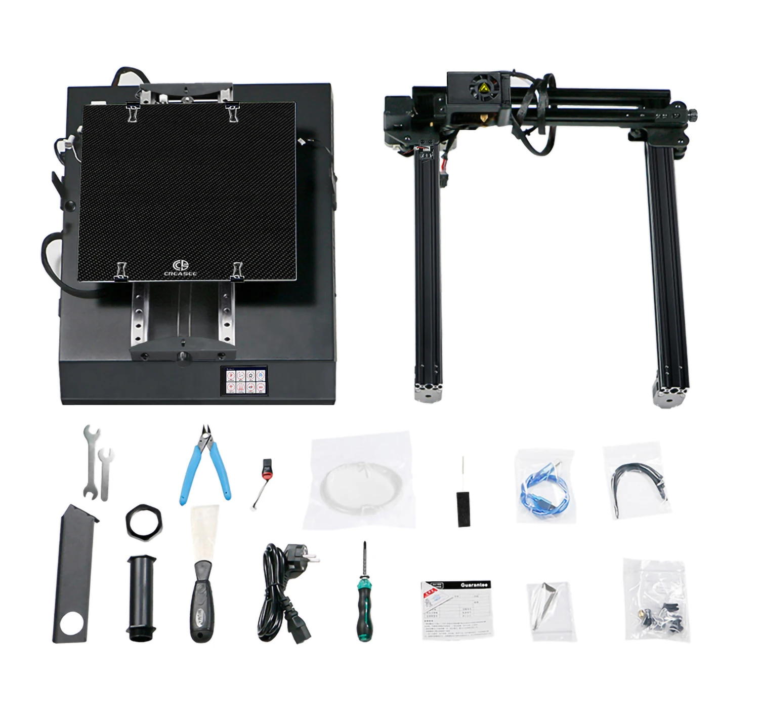 3D-принтер CREASEE FDM большой коммерческий образовательный сделай сам стеклянный