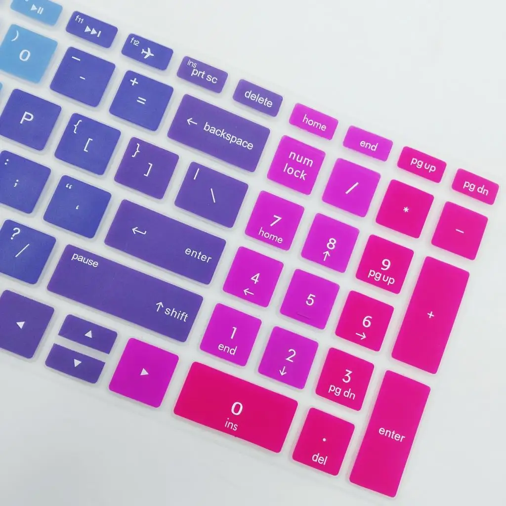 

NEW Arrive High invisible Keyboard Protector Skin Cover For HP 15.6 inch BF Laptop PC Notebook Laptop Super soft Silicone 2pcs