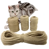 homemade cat scratch rope natural hemp rope cat tree house diy rope climbing frame replacement twine rope for cat sharpen claw