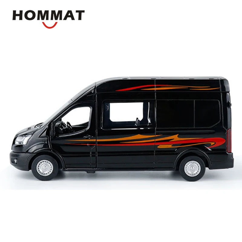 Hommate 1:35 весы Ford Transit Van Cargo MPV модель машины из сплава металл, полученный литьем под давление и игрушки модели автомобилей игрушки для детей с коробкой
