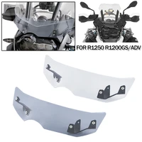 motorcycle windscreen extension with bracket spoiler windshield air deflector for bmw r1200gs lc adv r1250gs adventure 2019 2021