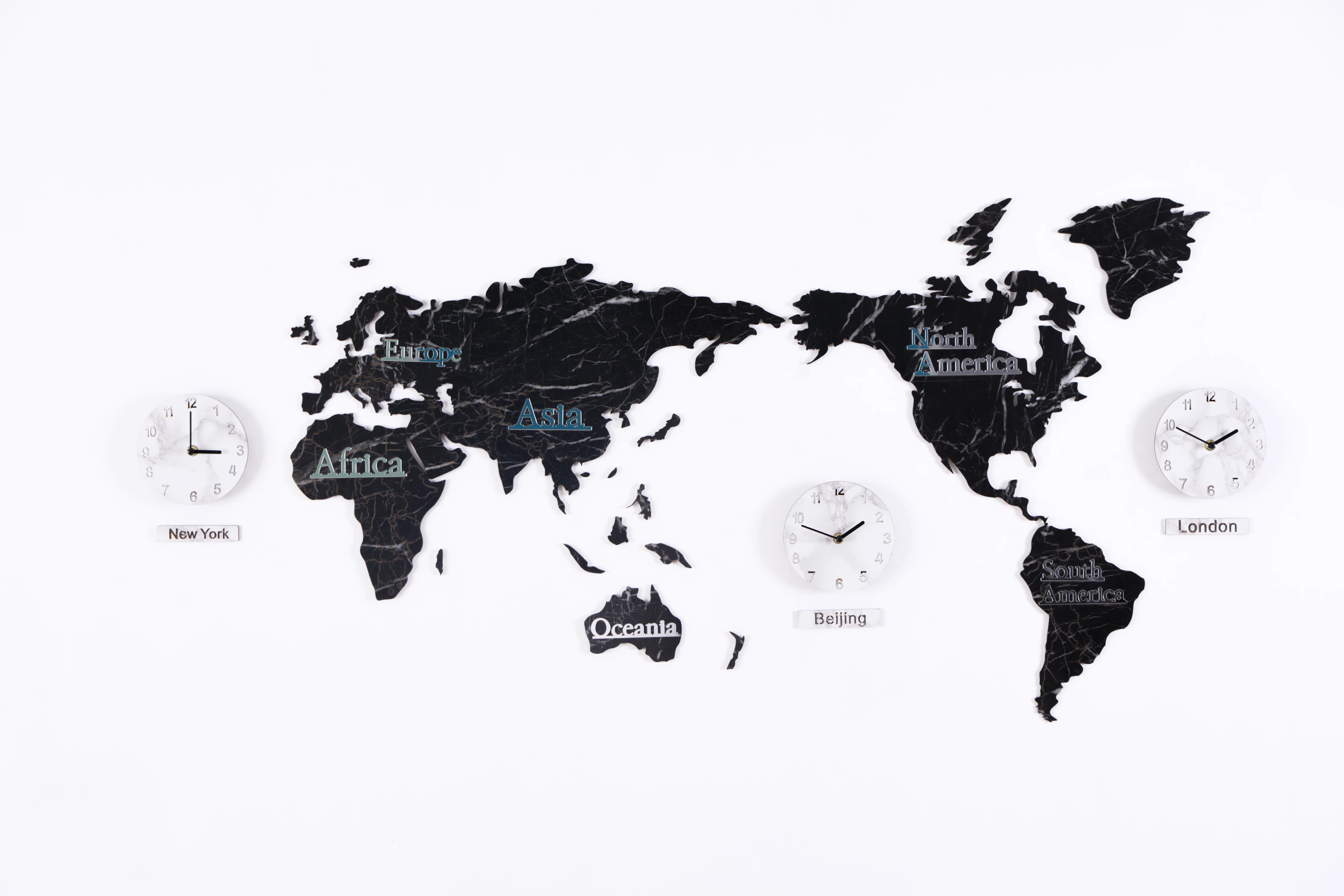 Настенные 3d часы сделай сам с картой мира большие настенные из древесины МДФ