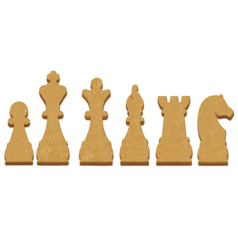 Международные шахматы 3D дизайн печенья резак печенье король королева Бишоп врак