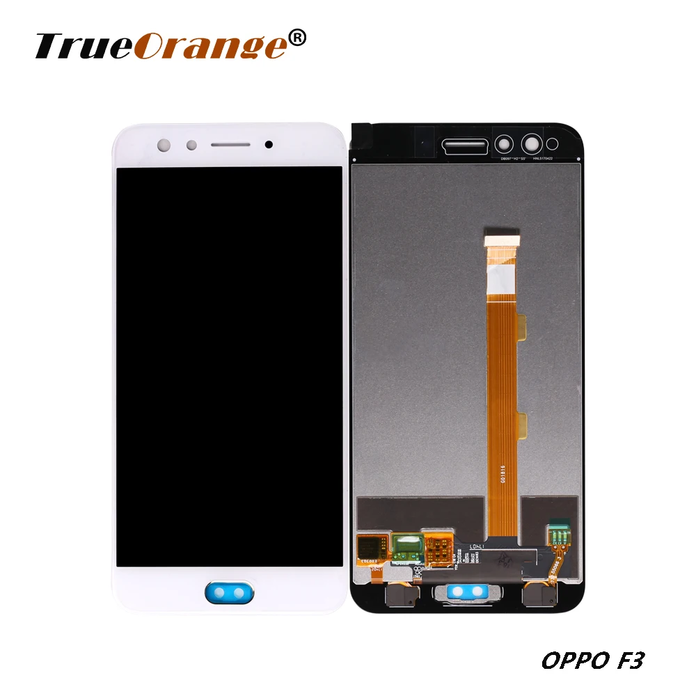 Черный/белый Новый 5 дюймовый ЖК дисплей для OPPO F3 кодирующий преобразователь