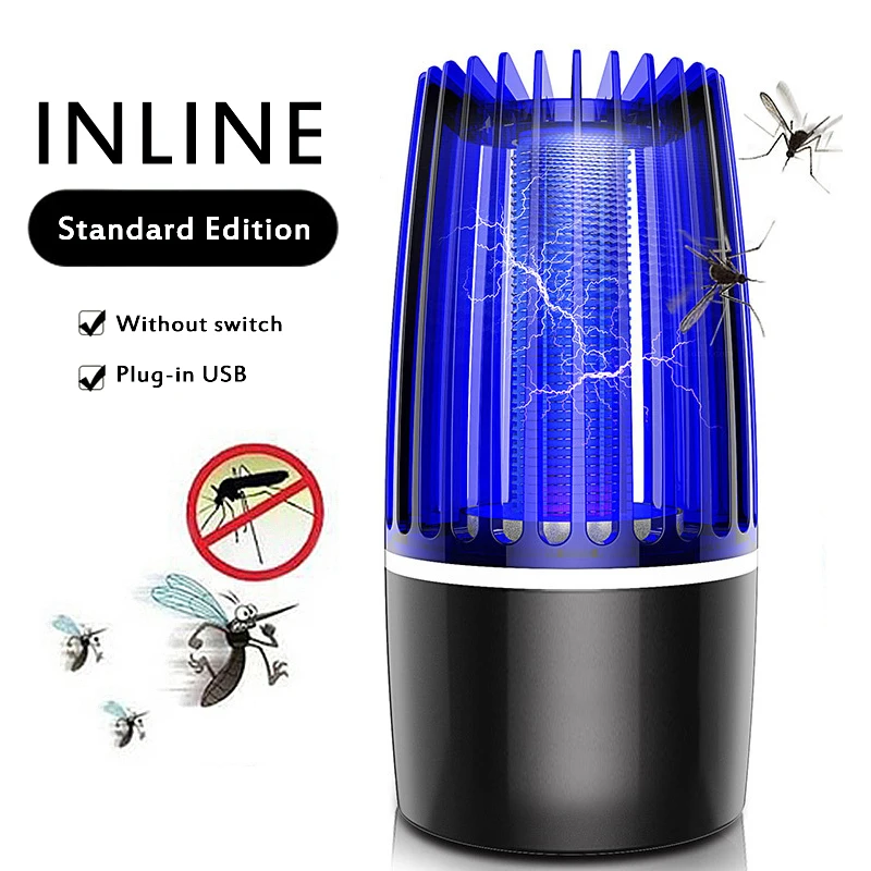 

Electric USB Mosquito Killer Lamp Bug Zapper Muggen Insect Killer Anti Mosquito Trap Fly UV Repellent Lamp Outdoor Dropshipping