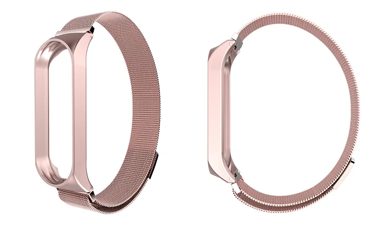 BOORUI mi Band 4 ремешок металлический Безвинтовой браслет из нержавеющей стали mi band 3 ремешок для Xiaomi mi Band 3 4 Pulseira band Замена