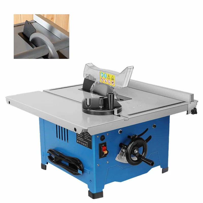 Multifunctional dust-free saw, household desktop precision saw, small 45 degree miter saw, 8 inch woodworking table saw