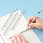 Трехсторонняя пластиковая треугольная линейка LOLO измерительный ручной инструмент канцелярские принадлежности чертежный аксессуар геометрический шаблон