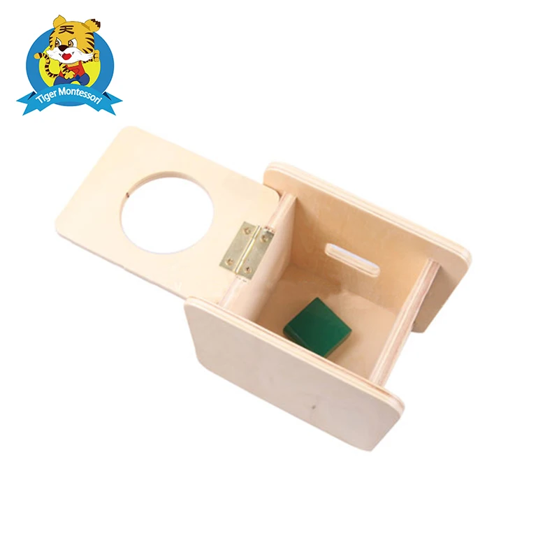 

montessori material Imbucare Box w/ Rectangular Prism toy
