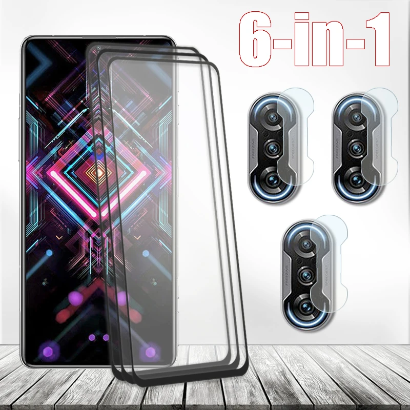 Закаленное стекло для Xiaomi Redmi K40 K50 Gaming Edition, защита экрана + мягкая пленка для объектива камеры Redmi K20 K30 Pro, стекло HD