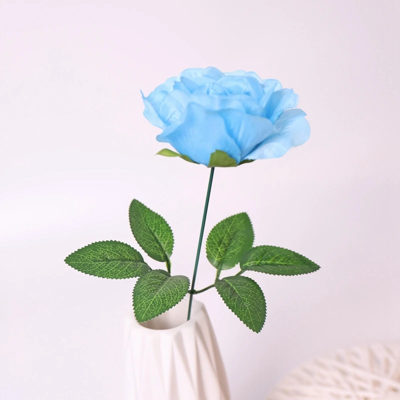 

20PCS Artificial Rose Leaves Realistic DIY Greenery Leaves Decorative Faux Leaves Flower Decor Wedding Accessories Home Decor