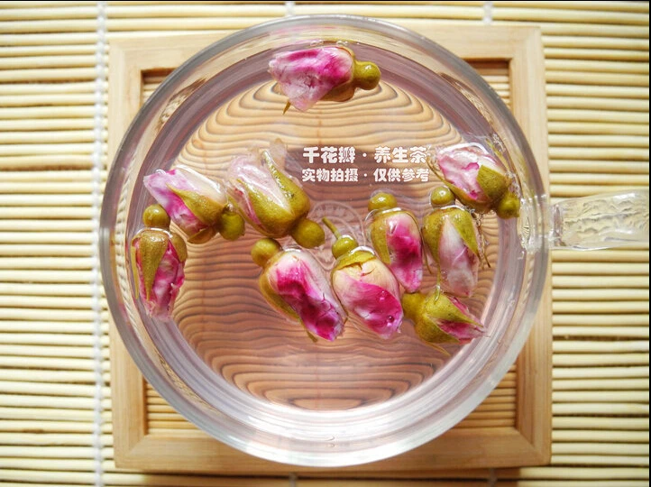 

2021 100g Rose Tea Dried Roses Pingyin Roses Edible Rose flower Tea Fresh Natural Buds Bulk