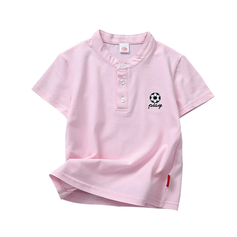 

BBD Новинка; Детская футболка; Летняя одежда из хлопка для мальчиков, сезон лето однотонные Цвет спортивная верхняя одежда топ для детей 3, 4, 5, ...