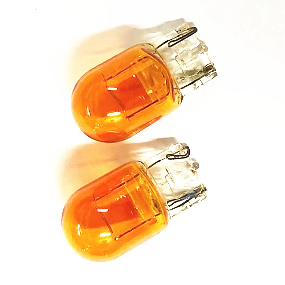 4 шт. 7440 W21W 582 T20 1881 12V 21W ксенон HID желтый/оранжевый клинья автомобильная лампа для