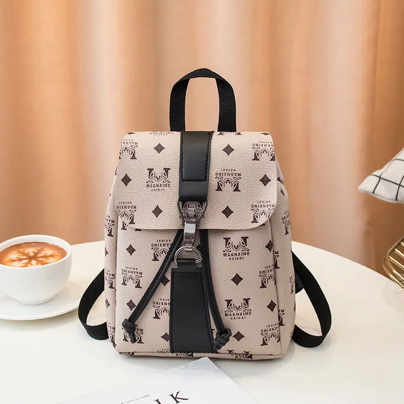 

Backpack Women's New Bag Backpack Women Female Bag 2021 Casual Small Backpack Lady Small Bag Chest Bag Soft Leather