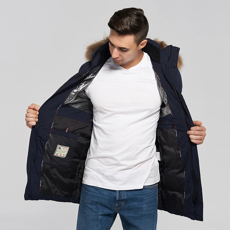 2020 Новинка Мужская Зимняя Куртка Мужское Пальто Парка Аляска С Капюшоном