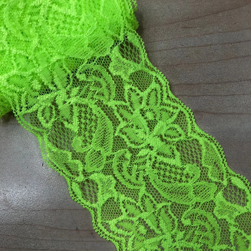 Эластичная кружевная ткань 5 ярдов 8 см|Кружево| |