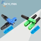 10 шт. 60 мм длина SCUPC SCAPC полевой сборный волоконно-оптический быстрый соединитель для FTTH