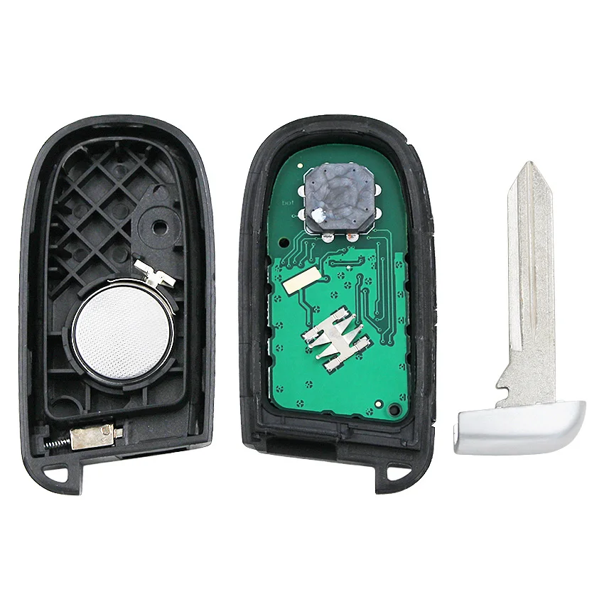 Умный пульт дистанционного управления с 2 кнопками 433 МГц для Dodge Jeep чипом 7953A / 46 GEN4