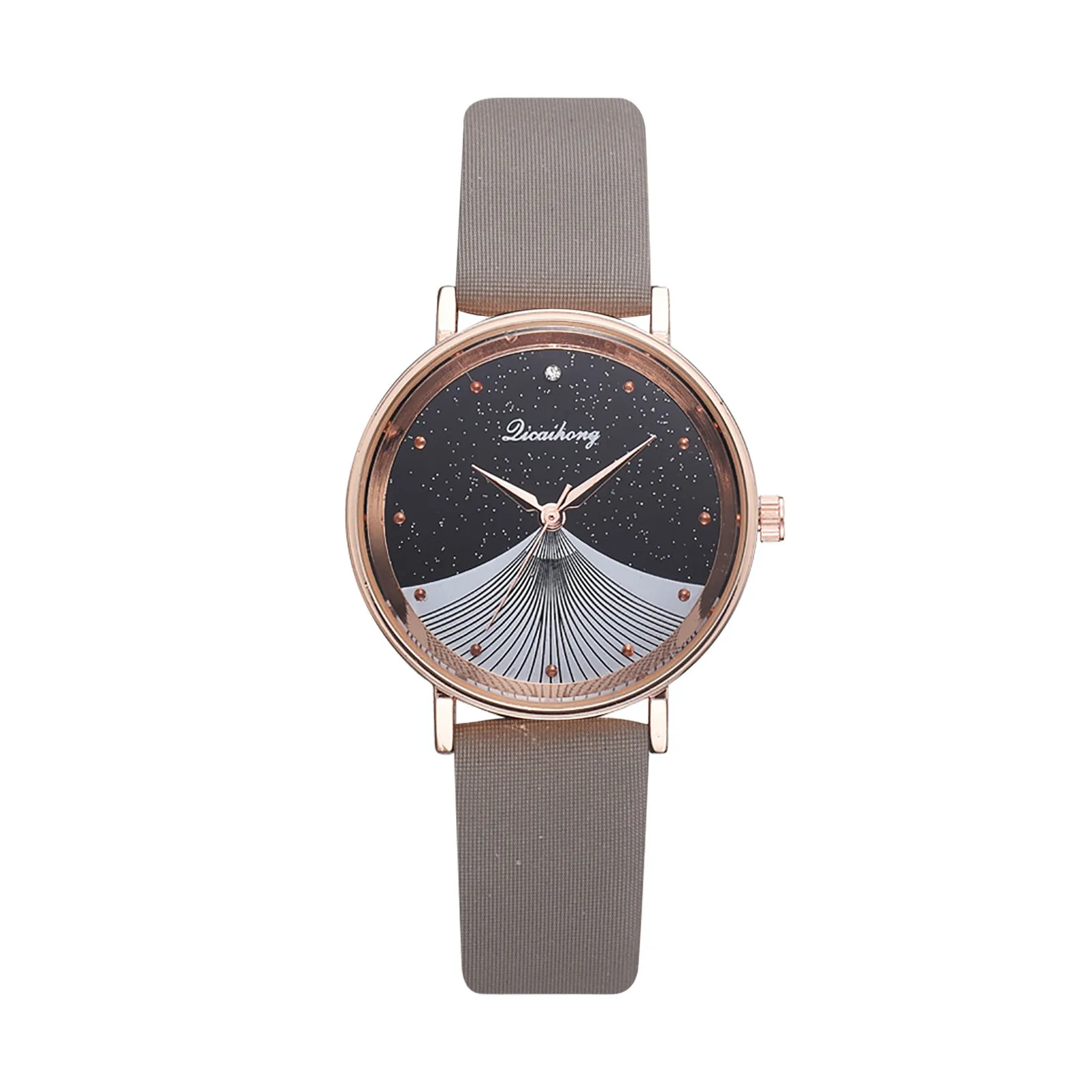 

Women fashion watches 2021 Hot sale Fashion Simplicity Casual Collocation Watch Quartz Sky Mountain Dial Quartz Watch