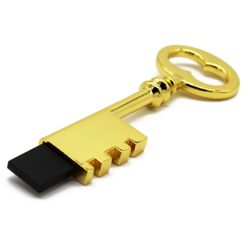 TEXT ME Beautiful Gold key usb 2 0 4G 8G 16G флеш накопитель 32G креативный подарочная палка|USB