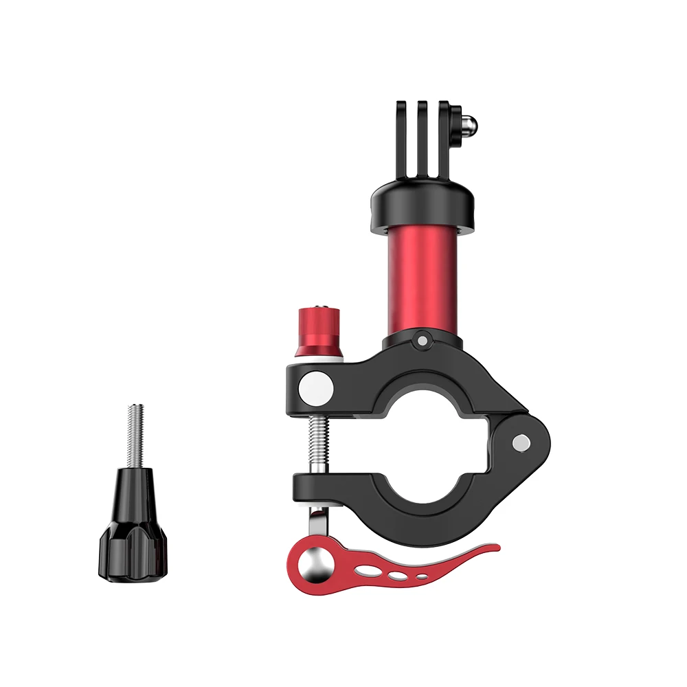 

Alloy Bike Mount Clamp Action Camera Holder Bicycle Mobile Phone Navigation Bracket For GoPro 9/Insta360 One R Action Camera