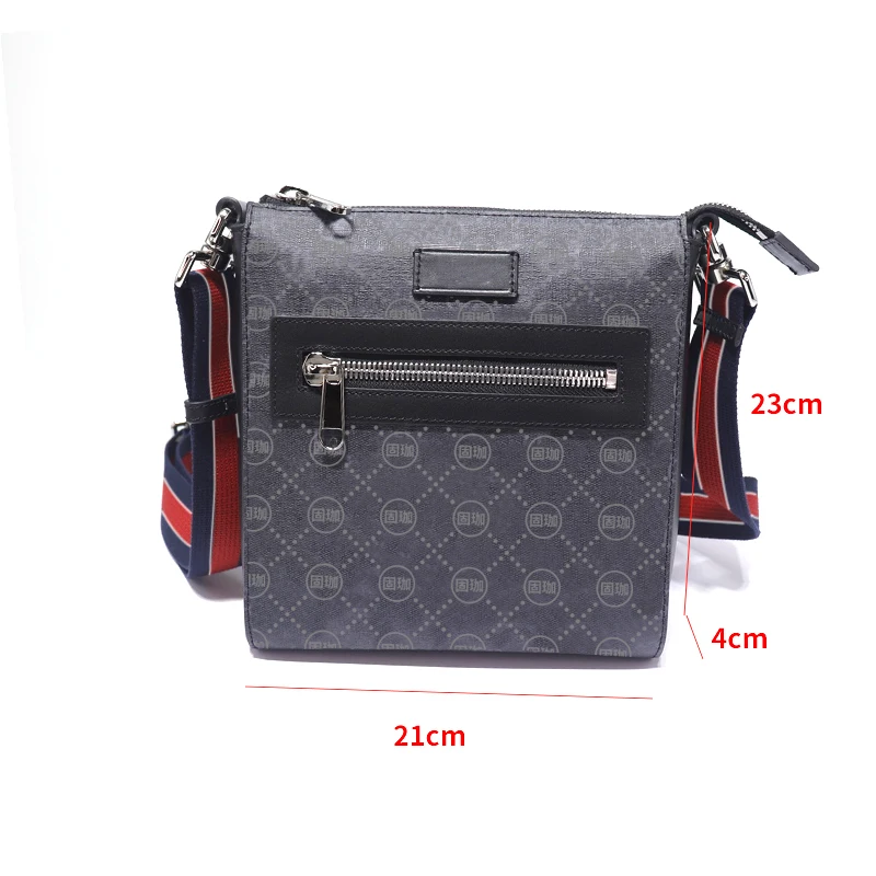 2021newItalian gujia brand printed couple s satchel, big brand single shoulder man s satchel the latest counter, box dust bag