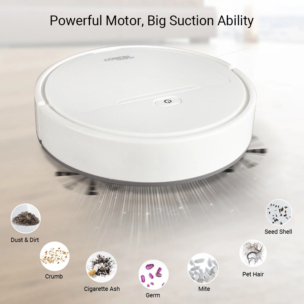 Intelligent Vacuum Cleaner Robotic Floor Sweep Machine Rechargeable Electric Robot Mopping Sweeping | Дом и сад
