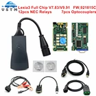 Полные чипы с золотым краем Lexia3 PP2000 Diagbox V7.83 V9.91 Lexia для Citr* oen для Can ** geot Super прошивка 921815C Lexia 3