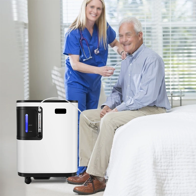 

Portable Oxygen Concentrator Machine Adjustable Oxygen Machine for Home Travel Car Air Purifier Stable Oxygen Supply 1-3L/min CY