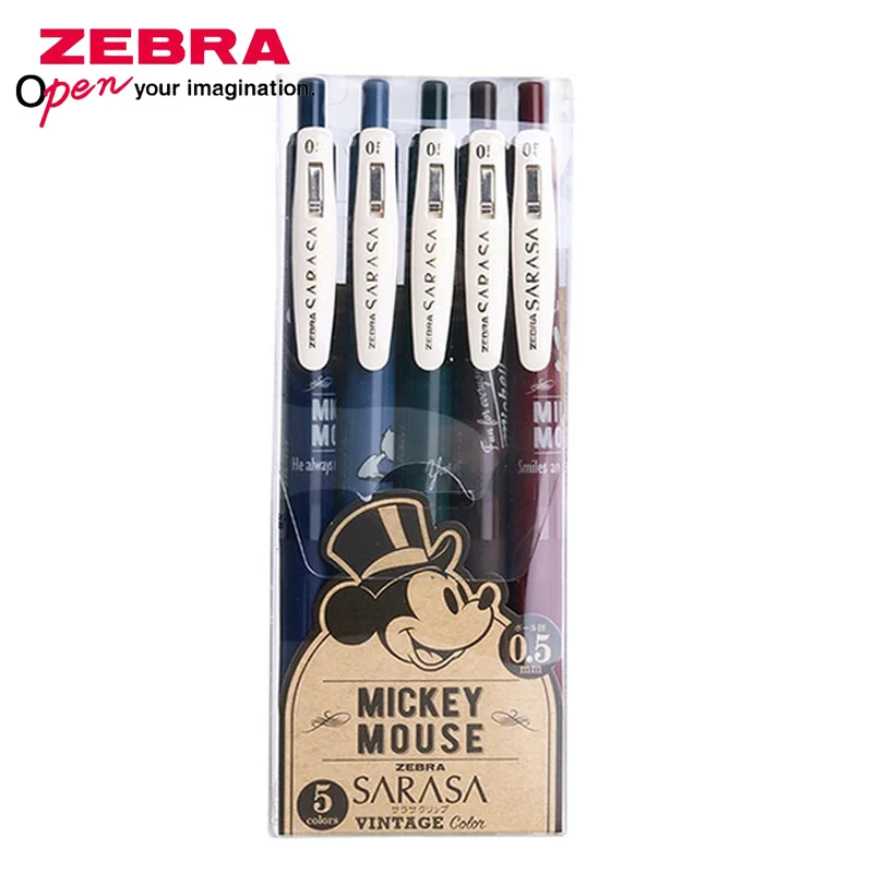 Ограниченная серия ZEBRA SARASA цветная ручка Микки фотография новый цвет темная