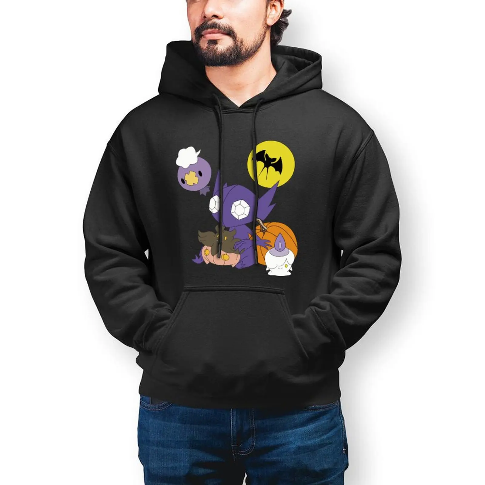 

Halloween Pumpkin Hoodies Warm Cotton Hoodie Fashion Streetwear Long Sleeve Pullover Hoodie Men X