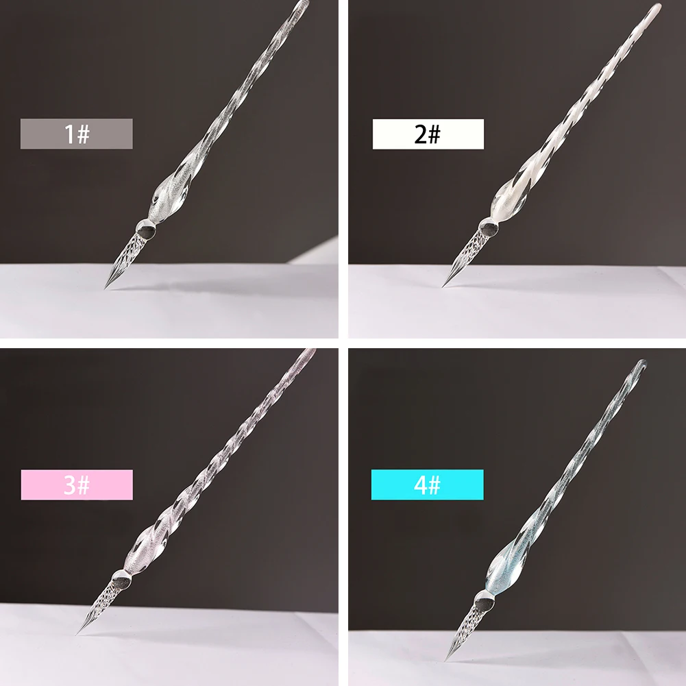 Стеклянная авторучка для авторучек гелевые ручки с кристаллами знак Dip ремесло