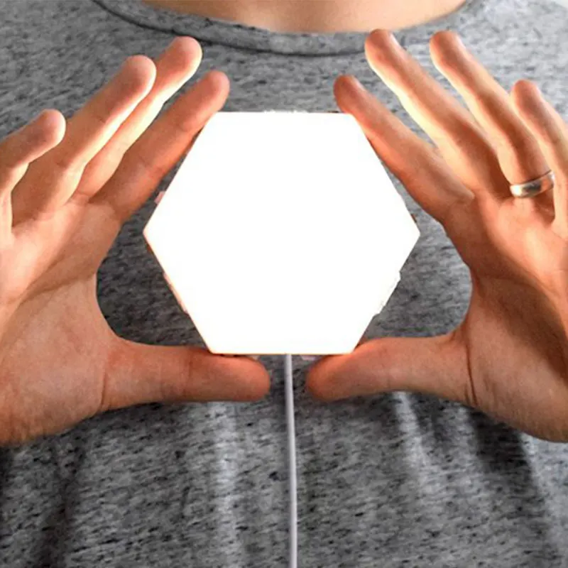 Светодиодные шестигранные лампы Квантовая лампа DIY модульная сенсорная