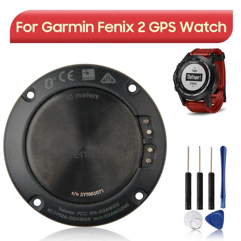 Оригинальный сменный аккумулятор для часов Garmin Fenix 2 Fenix2 GPS-часов с задней крышкой