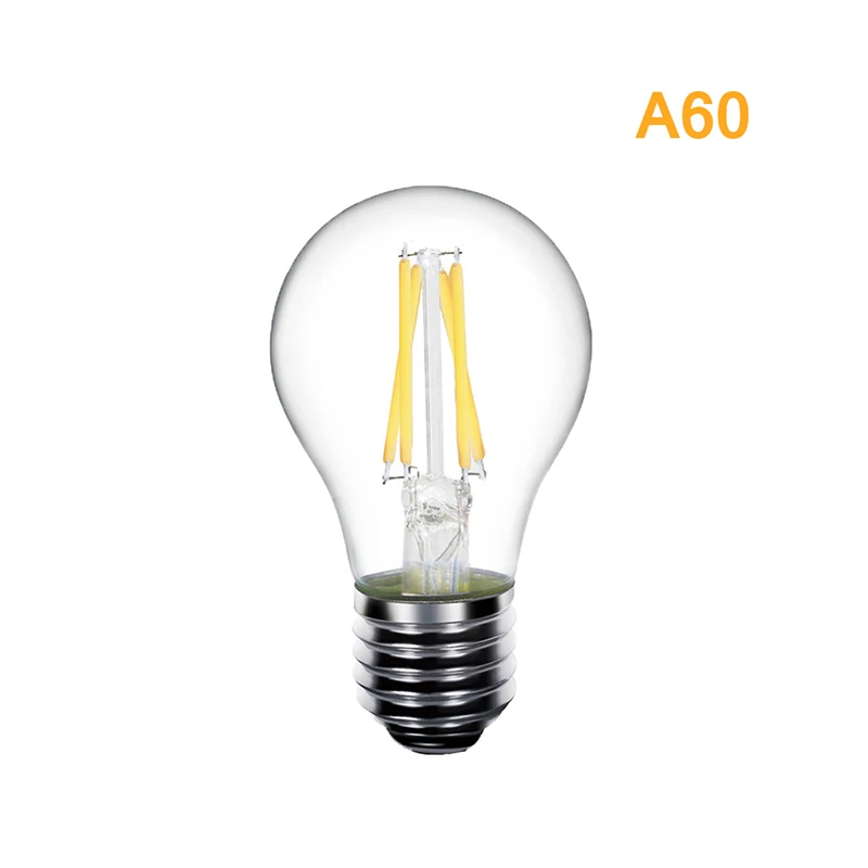 Эдисон лампы Ретро Vitange 2/4/6/8 нитей энергосберегающие AC 220V E14 E27 Винт теплый белый