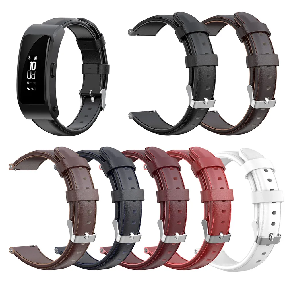 Ремешок для часов из вощеной кожи сменный Браслет умных Huawei B6 B3 аксессуары