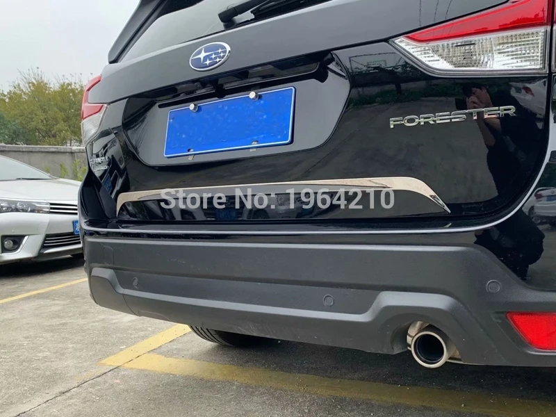 Для Subaru Forester 2018 2019 2020 ABS Хромированная Задняя Крышка багажника ниже крышка