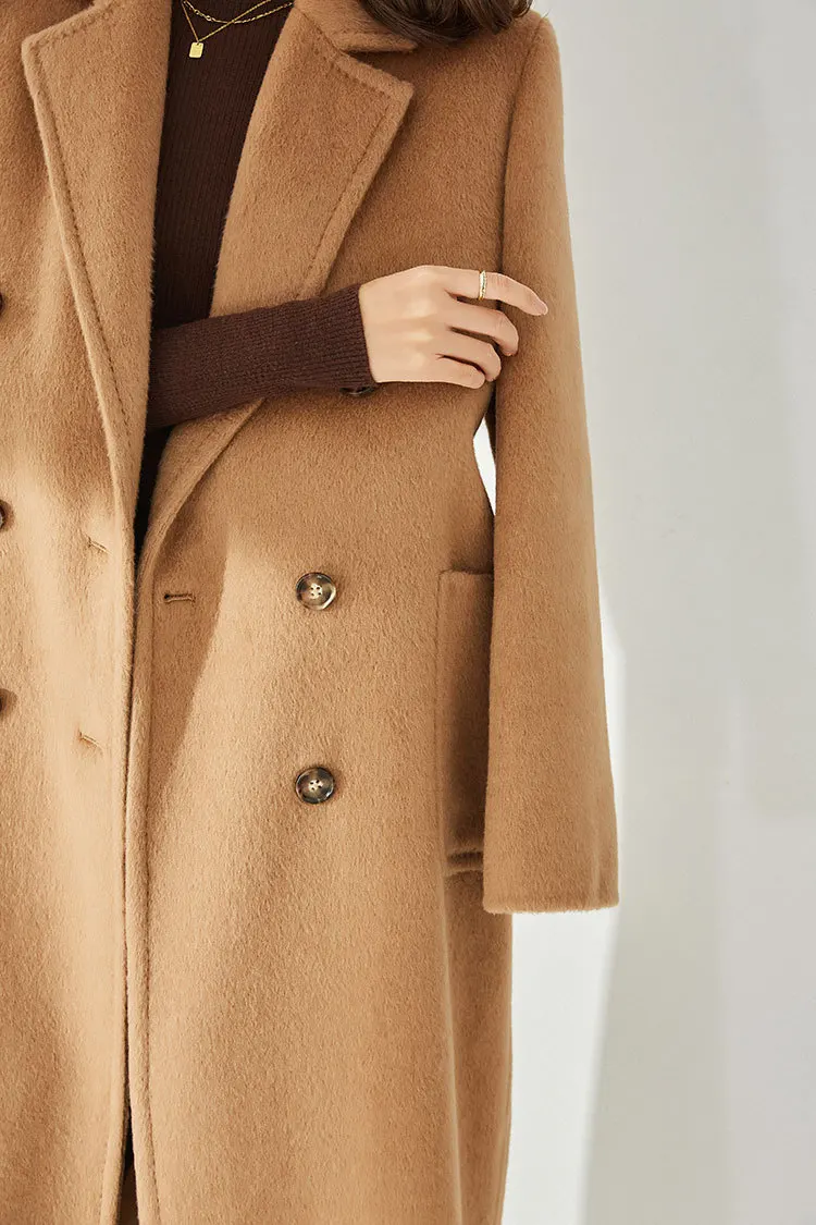 Высококачественное зимнее пальто женское длинное повседневное Прямое