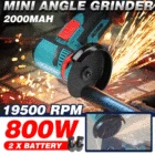 Угловая шлифовальная машина DOERSUPP, 12 В, 800 Вт, 19500 обмин