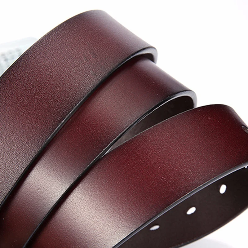 

JXQBSYDK Luxury Quality Designer Retro Belts Mens Pin Buckle High Quality Genuine Leather Belts