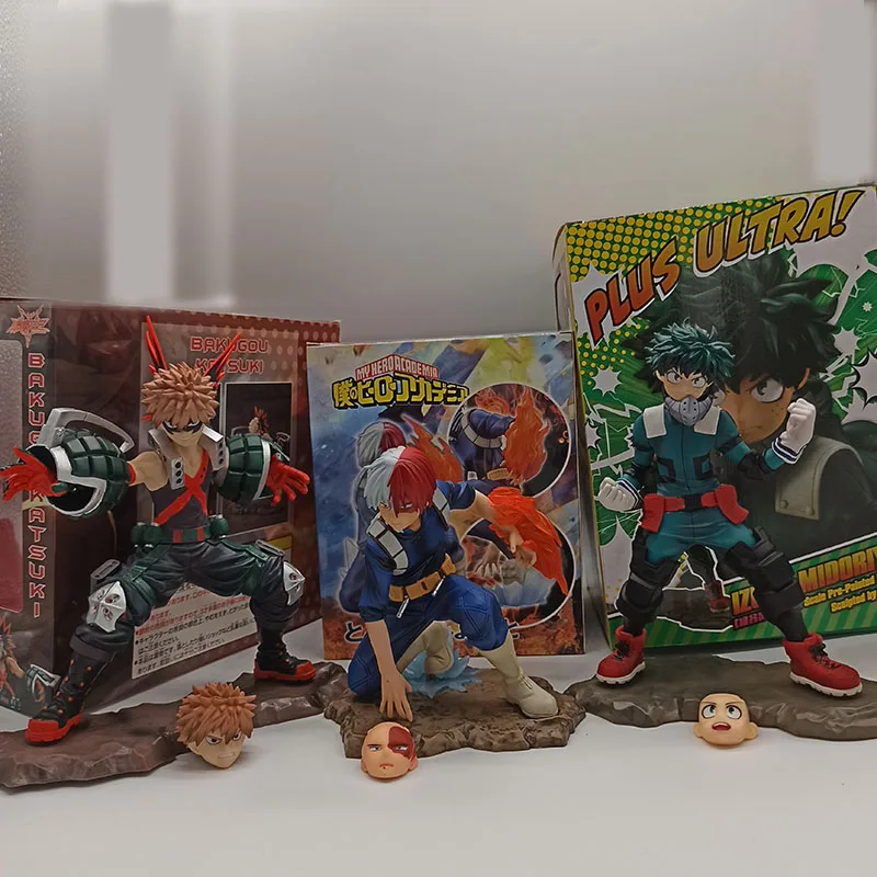 

Artfx мой герой Академии Izuku Midoriya Bakugou Katsuki Аниме фигурки шото Тодороки фигурку модель игрушки куклы для подарка