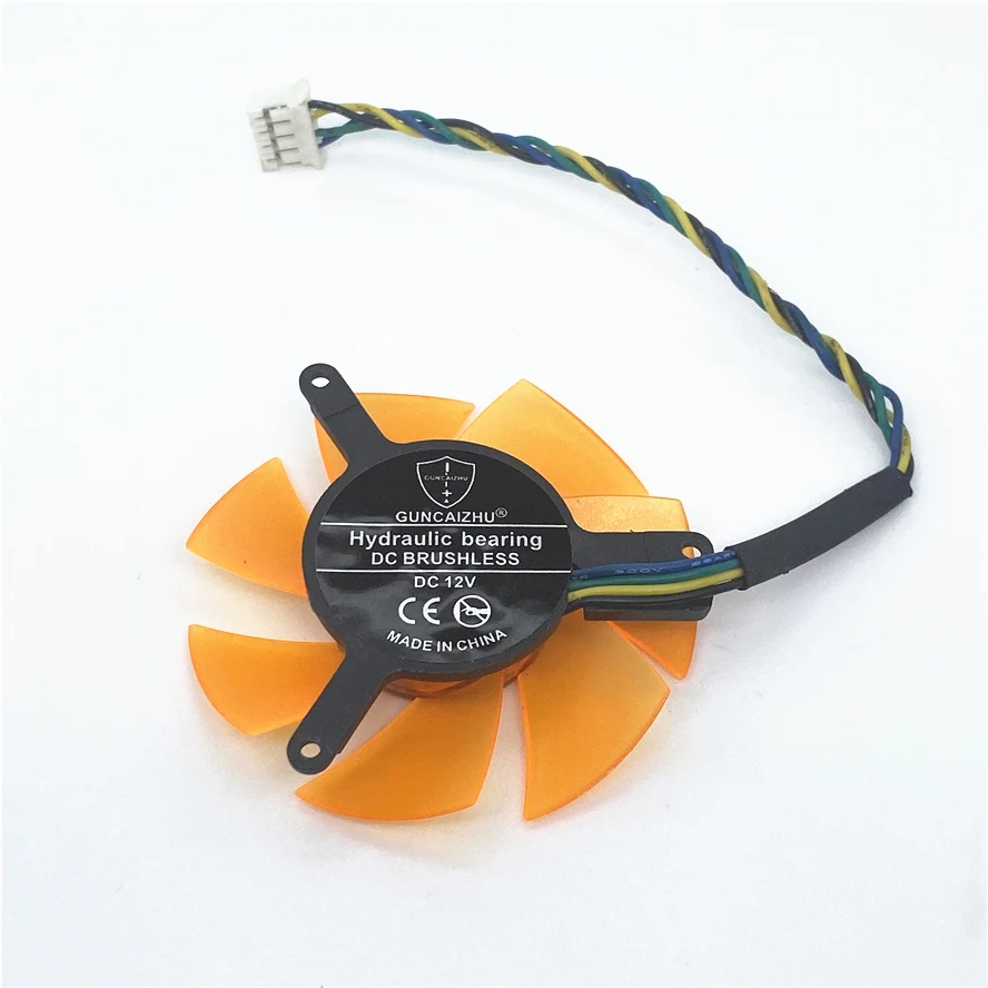 Фото Видеокарта для ZOTAC Fan Blade 45 мм, Тихая Бесшумная, шаг отверстия 39 мм, 12 В, 4 контакта, 45 мм, 47 мм №3