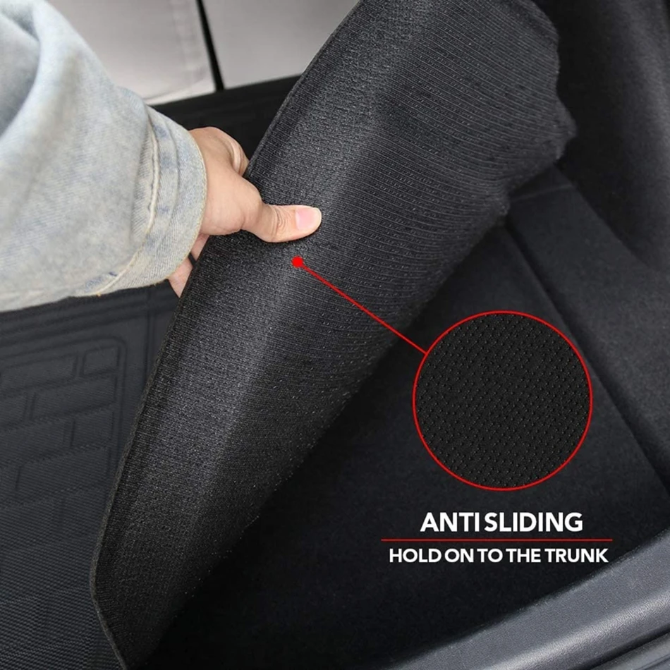 Custom-designed For Tesla Model 3 Y 2021 All-weather XPE Trunk Mats 3D Cargo Liner Rear Mat Front Reaer Box Liners |