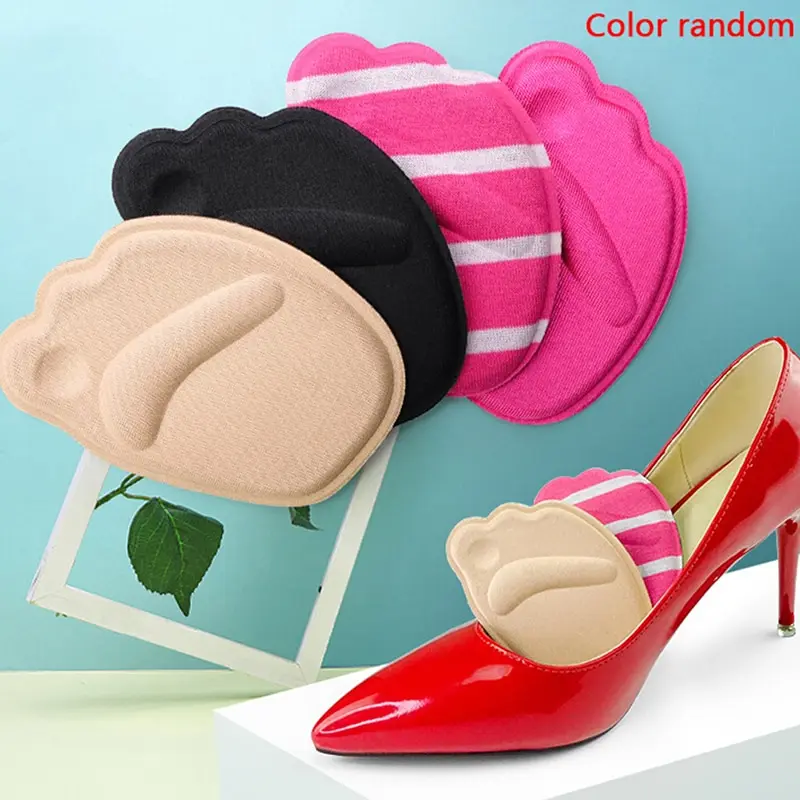 

2Pairs forefoot insoles sponge pads high heel soft insert anti-slip