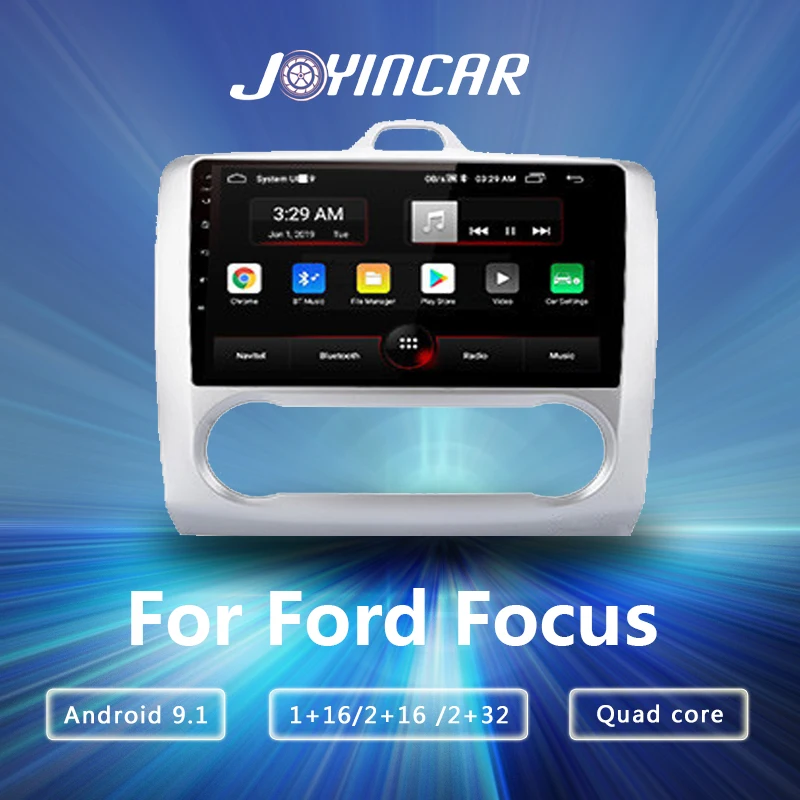 Автомагнитола мультимедийный плеер с сенсорным экраном BT Mirror Link Android для Ford Focus MT