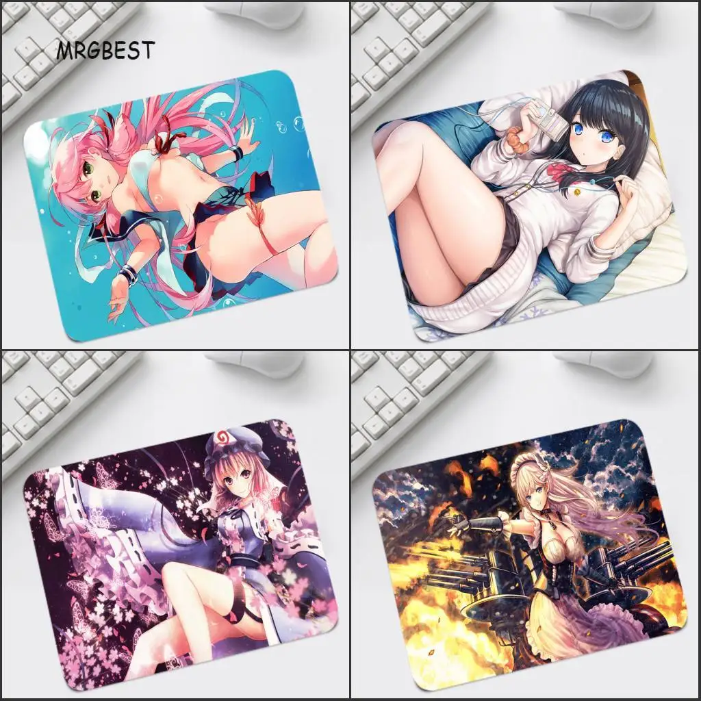 MRGBEST Anime Girl Printed Mouse Pad Sexy Big Ass Boob Mat for Gamer Play Small Size Square Mouse-pad Promotion | Компьютеры и офис